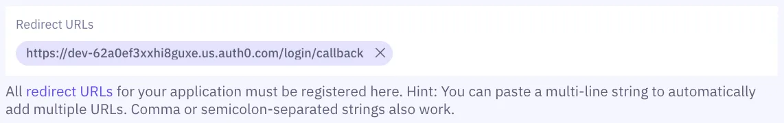 Auth0 Callback URL