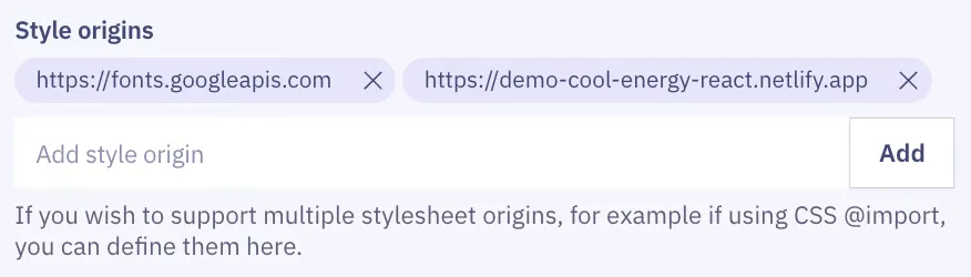 Style origins